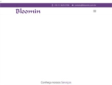 Tablet Screenshot of bloomin.com.br